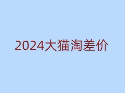 2024版大猫淘差价课程，新手也能学的无货源电商课程-天使资源网