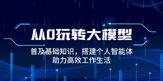 从0玩转大模型，普及基础知识，搭建个人智能体，助力高效工作生活-天使资源网