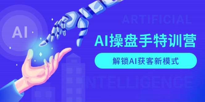 AI-操盘手特训营，解锁AI获客新模式，全面掌握AI商业应用与提示词技巧-天使资源网