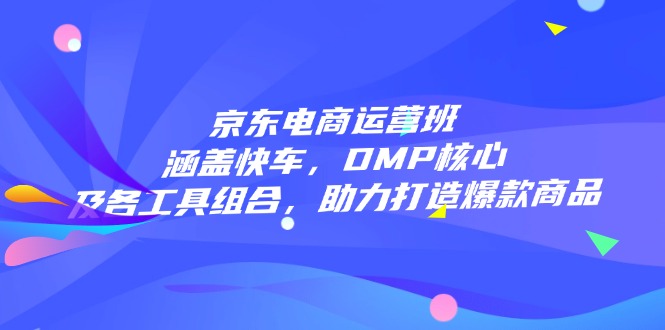 京东电商运营班：涵盖快车，DMP核心及各工具组合，助力打造爆款商品-天使资源网