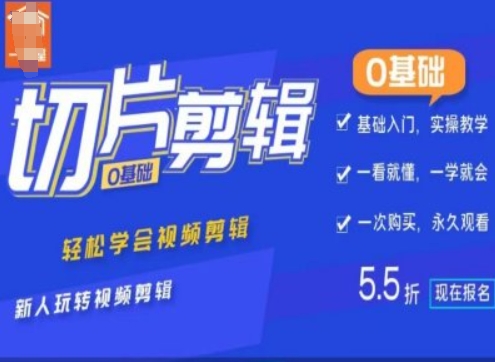 0基础IP切片剪辑，轻松学会视频剪辑，新人玩转视频剪辑-天使资源网