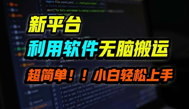 B站平台用软件无脑搬运，月赚10000+，小白也能轻松上手-天使资源网