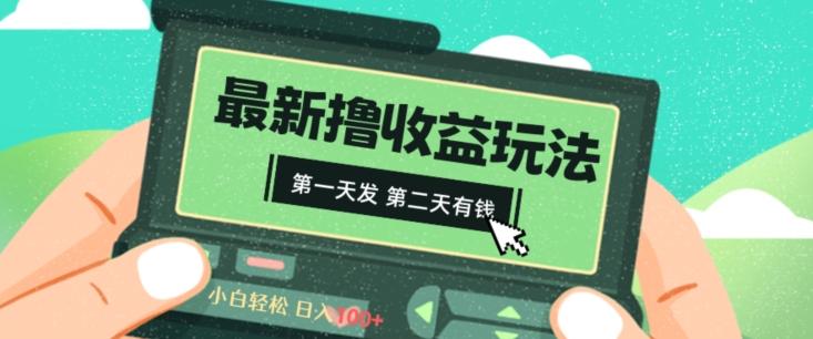 2024最新撸视频收益玩法，第一天发，第二天就有钱-天使资源网