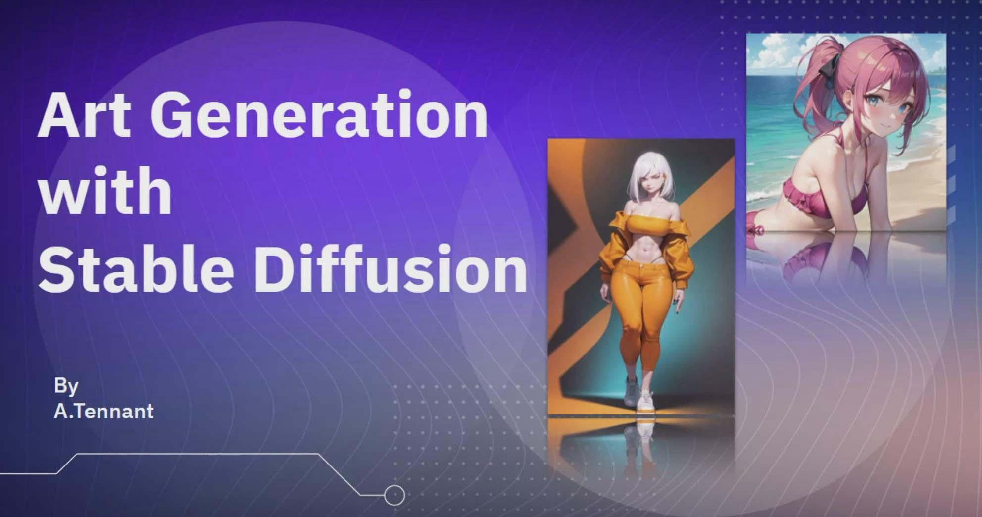 图片[1]-利用Stable Diffusion AI人工智能生成动漫艺术分步教程-14节课-中英字幕-天使资源网