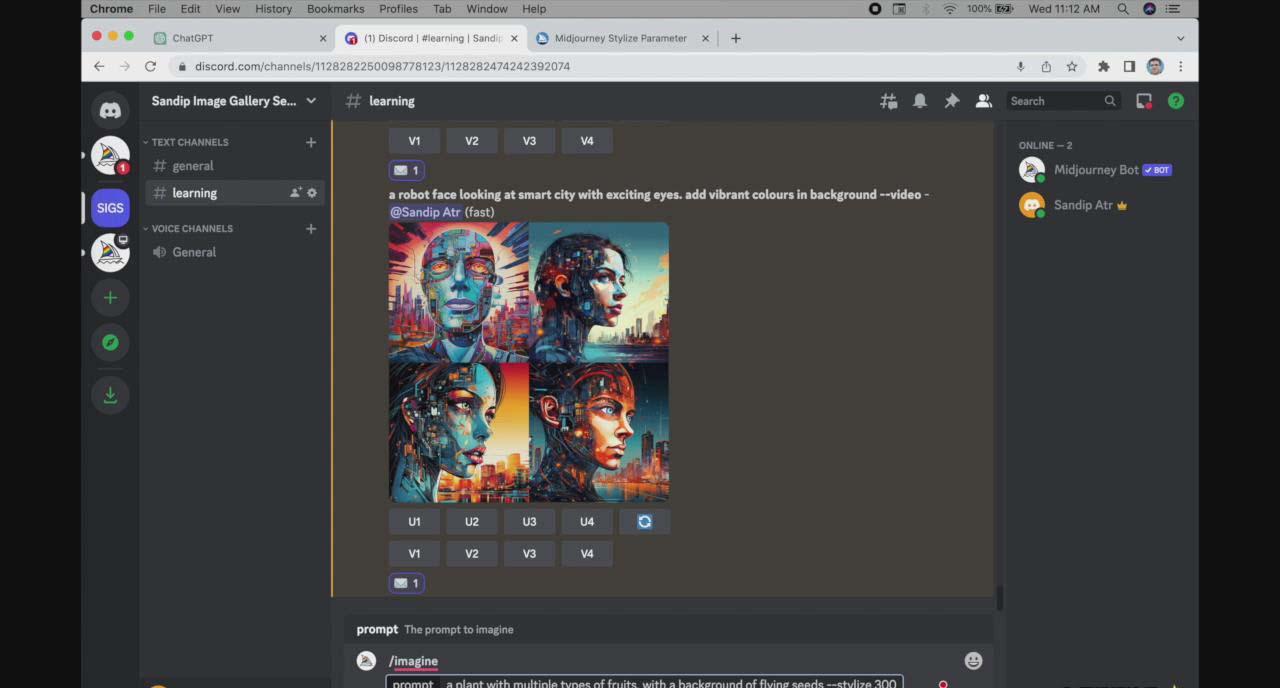 图片[2]-ChatGPT4 和 MidJourney AI 绘画聊天革命性指南教程-33节视频课-中英字幕-天使资源网