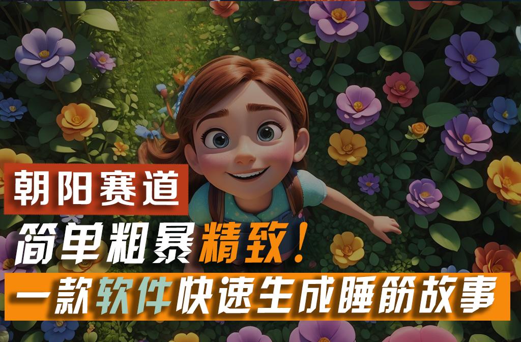 利用一款软件5分钟一条爆款睡筋故事，简单粗暴精致！小白月入2w+-天使资源网