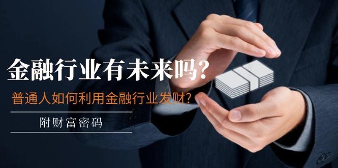 某付费文章：金融行业有未来吗？普通人如何利用金融行业发财?(附财富密码-天使资源网