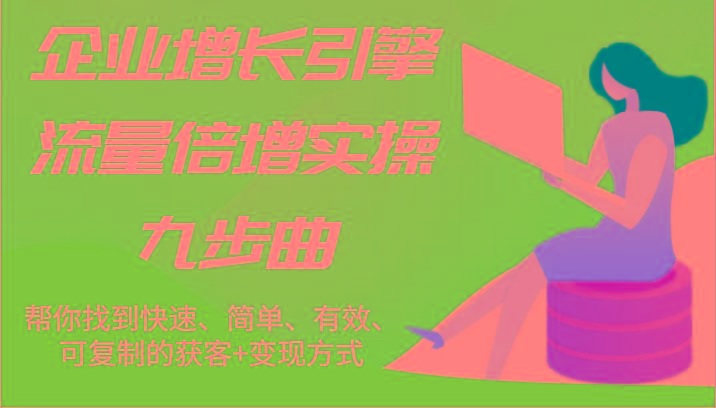 企业增长引擎流量倍增实操九步曲，帮你找到快速、简单、有效、可复制的获客+变现方式-天使资源网