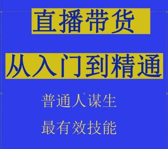 2024抖音直播带货直播间拆解抖运营从入门到精通，普通人谋生最有效技能-天使资源网