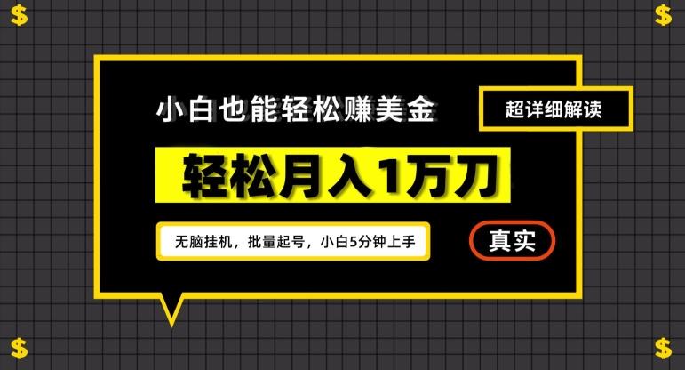 谷歌看广告撸美金2.0，无脑挂机，多号操作，月入1万刀【揭秘】-天使资源网