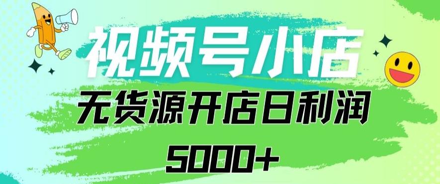视频号无货源小店从0到1日订单量千单以上纯利润稳稳5000+【揭秘】-天使资源网