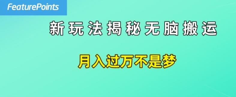 简单操作，每天50美元收入，搬运就是赚钱的秘诀【揭秘】-天使资源网