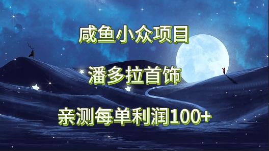 咸鱼小众项目，潘多拉首饰，亲测每单利润100+-天使资源网