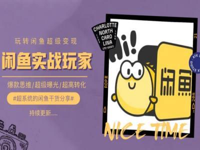 手把手教你0到1系统玩转闲鱼变现，爆款思维/超级曝光/超高转化-天使资源网