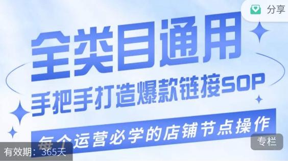 单品爆款打造实操运营，单品爆款从“0”-“1”手把手演练运营步骤-天使资源网