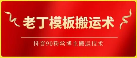 老丁模板搬运术：抖音90万粉丝博主搬运技术【揭秘】-天使资源网