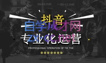 2024焦点抖音运营-天使资源网