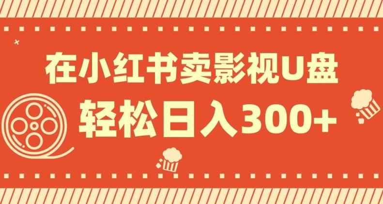 在小红书上卖影视U盘，轻松日入300+，操作简单，小白可轻松上手-天使资源网
