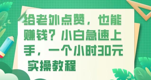 给老外点赞，也能赚钱？小白急速上手，实操教程-天使资源网