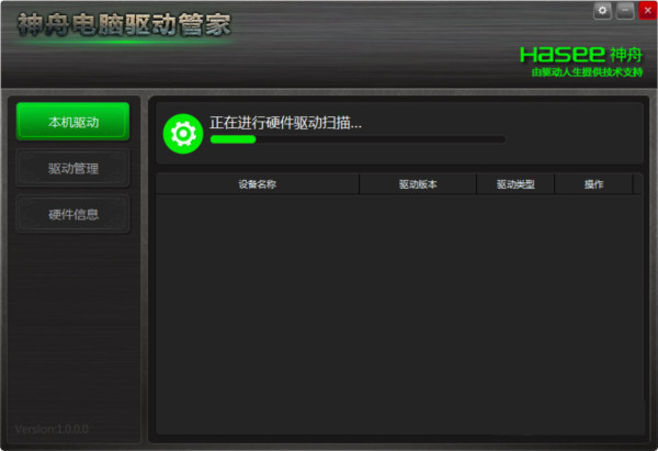 神舟电脑驱动管家 v1.0 官方免费版-天使资源网