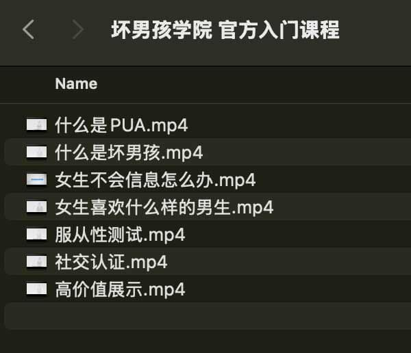 坏男孩学院 官方入门课程-天使资源网