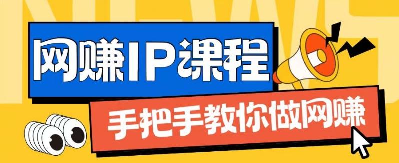 ip合伙人打造1.0，从0到1教你做网创，实现月入过万【揭秘】-天使资源网