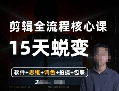 阿晖【全能剪辑高手训练营】剪辑+思维+调色+拍摄+包装（5合1）-天使资源网