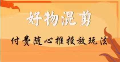 【万三】好物混剪付费随心推投放玩法，随心投放小课抖音教程-天使资源网