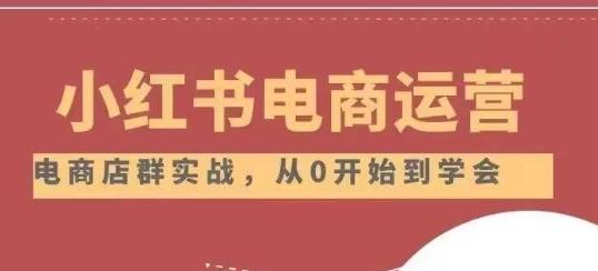小红书店铺运营从小白到大神2.0，从入门到精通-天使资源网