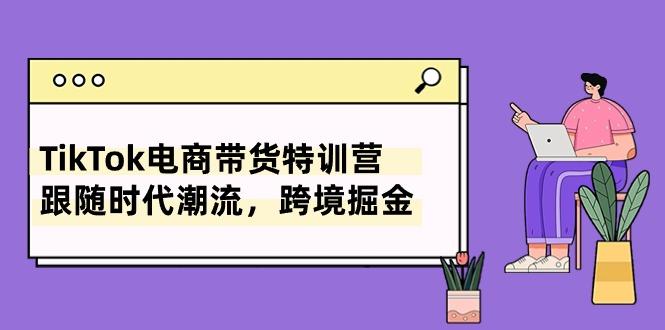 TikTok电商带货特训营，跟随时代潮流，跨境掘金(8节课-天使资源网