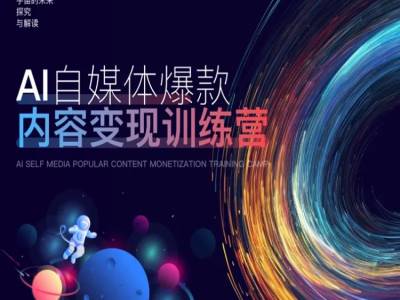 AI自媒体爆款内容变现训练营，20%底层逻辑，60%实操方法，20%案例拆解(即学即用)-天使资源网