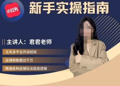 君君-小红书电商从入门到精通，新手实操指南-天使资源网