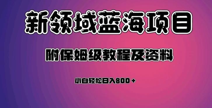 虚拟资源蓝海领域新项目，轻松日入800＋，附保姆级教程及资料-天使资源网