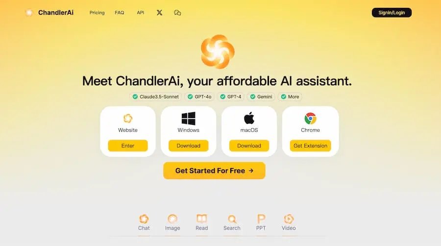 ChandlerAi｜综合性人工智能助手平台 提供多种AI服务-天使资源网