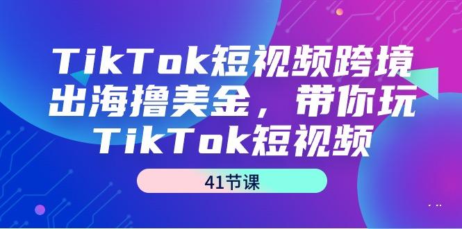 TikTok短视频跨境出海撸美金，带你玩TikTok短视频(41节课)-天使资源网