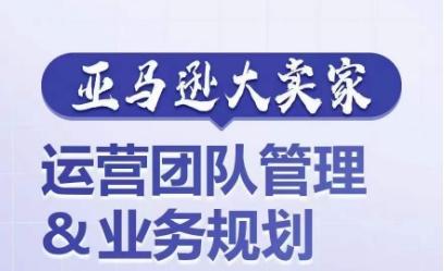亚马逊大卖家-运营团队管理&业务规划，为你揭秘如何打造超强实力的运营团队-天使资源网