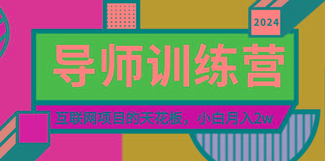 《导师训练营》精准粉丝引流的天花板，小白月入2w-天使资源网