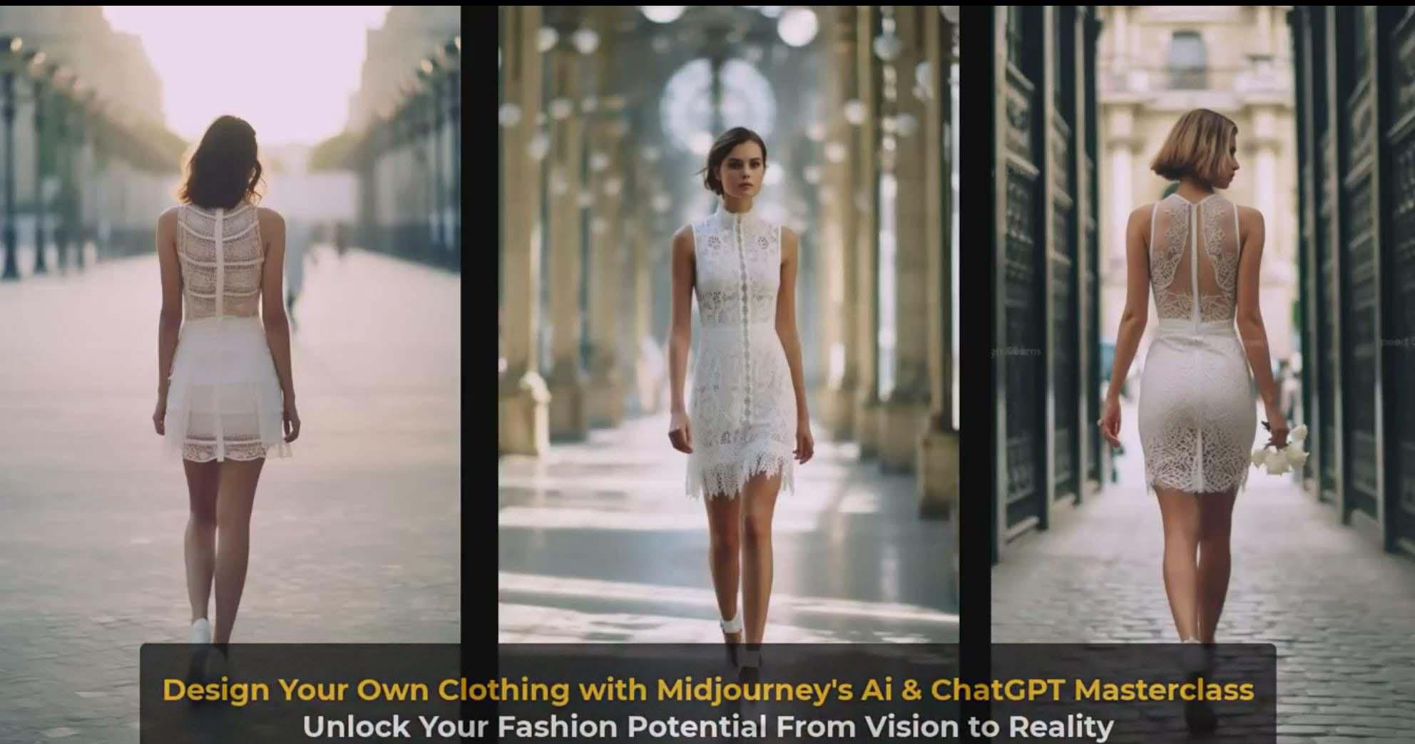 图片[2]-利用 Midjourneys Ai 人工智能设计自己的服装AI大师班-10节课-中英字幕-天使资源网