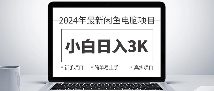 2024最新闲鱼卖电脑项目，新手小白日入3K+，最真实的项目教学-天使资源网