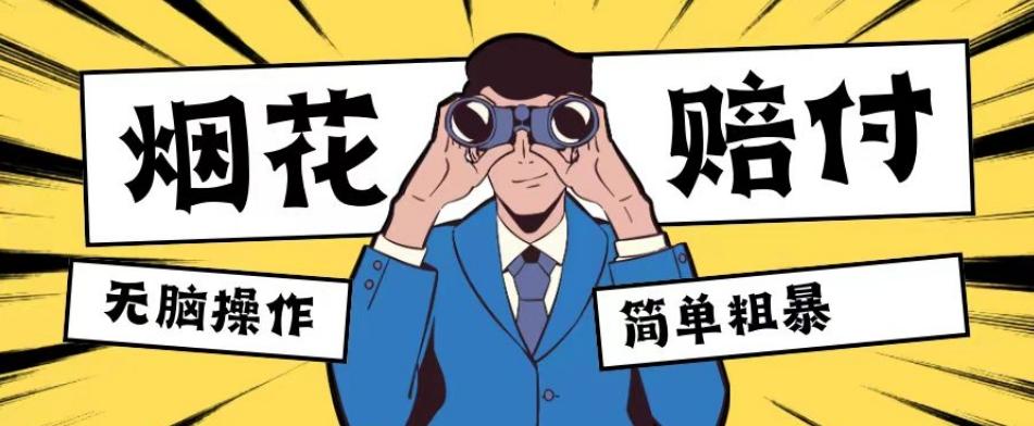 最新蓝海玩法，烟花爆竹赔付，单订单赔付200-500无脑操作【仅揭秘】-天使资源网