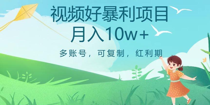 外边收费699项目，视频号暴利项目，多账号可复制，红利期-天使资源网