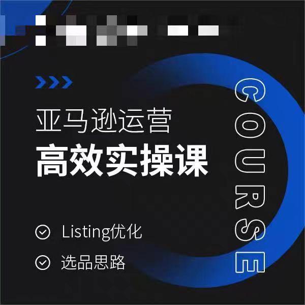 亚马逊运营高效实操课，Listing优化，选品思路-天使资源网