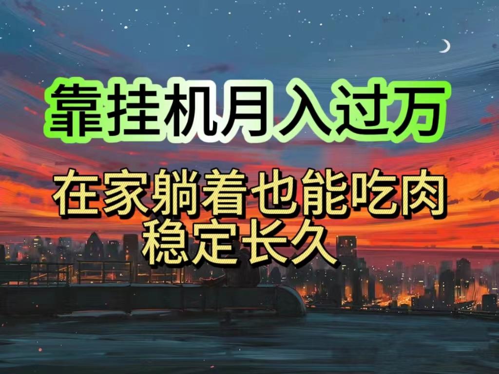 挂机项目日入1000+，躺着也能吃肉，适合宝爸宝妈学生党工作室，电脑手…-天使资源网
