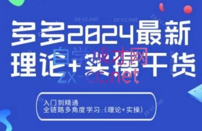 拼多多2024最新规则理论结合实际的干货-天使资源网