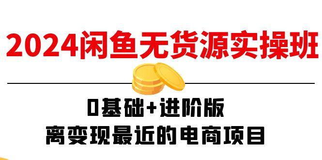 2024闲鱼-无货源实操班：0基础+进阶版，离变现最近的电商项目(15节-天使资源网