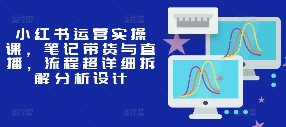 小红书运营实操课，笔记带货与直播，流程超详细拆解分析设计-天使资源网