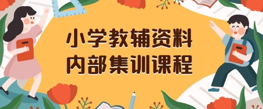 小学教辅资料，内部集训保姆级教程，私域一单收益29-129（教程+资料）-天使资源网