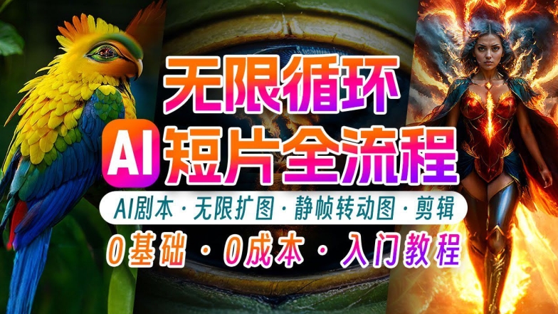 AI剪辑无限循环画面：新手轻松月入上万的秘技【揭秘】-天使资源网