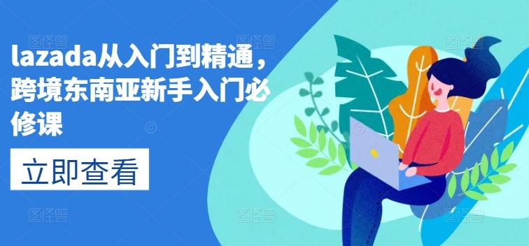 lazada从入门到精通，跨境东南亚新手入门必修课-天使资源网
