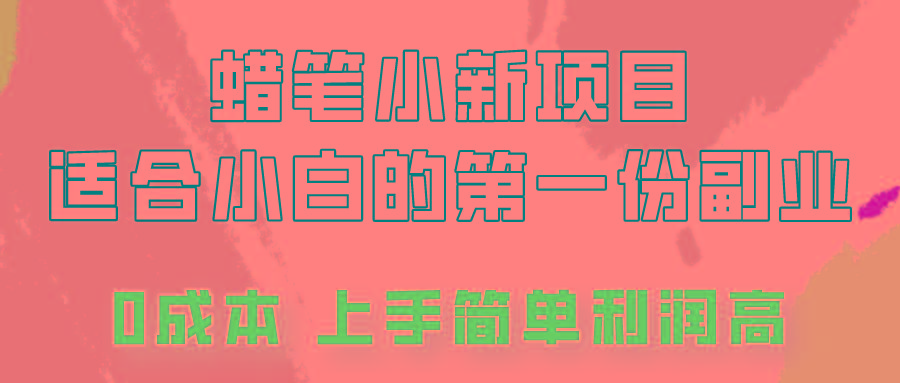 蜡笔小新项目拆解，0投入，0成本，小白一个月也能多赚3000+-天使资源网